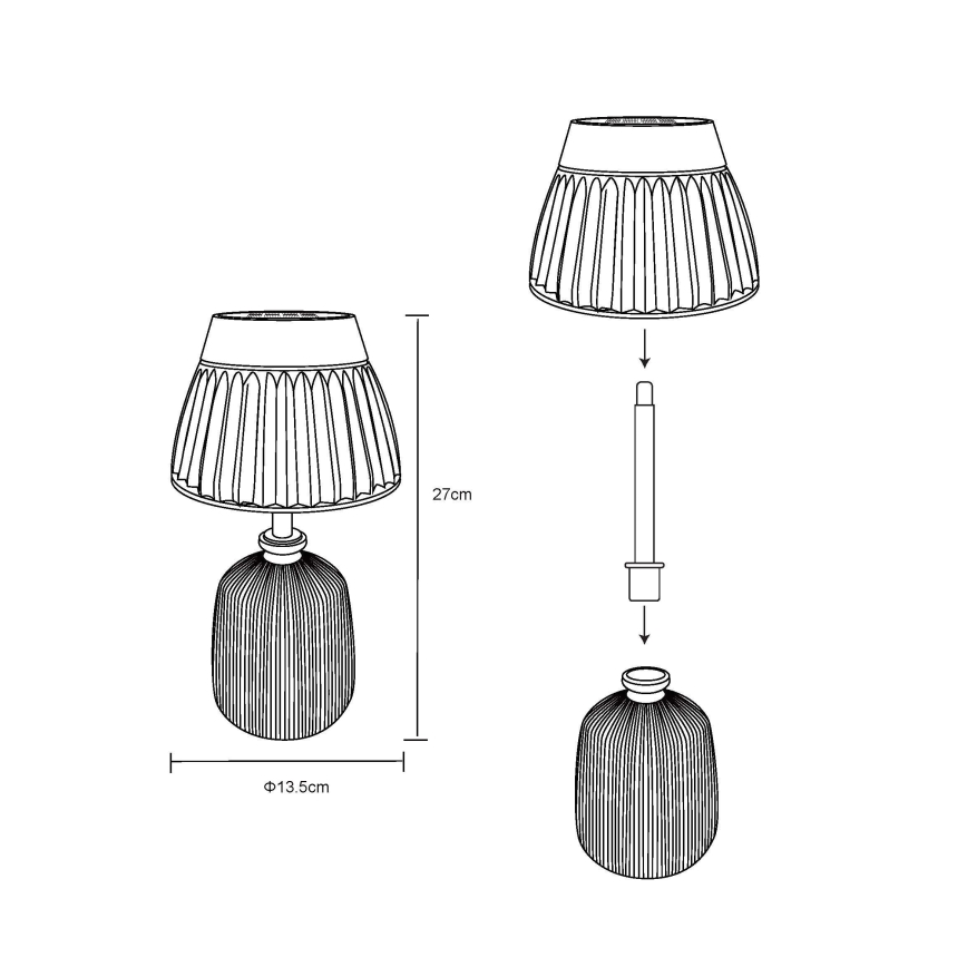 Globo - Candeeiro solar LED 10xLED/0,06W/3V IP44