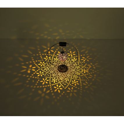 Globo - Iluminação solar LED LED/0,06W/1,2V prateado IP44