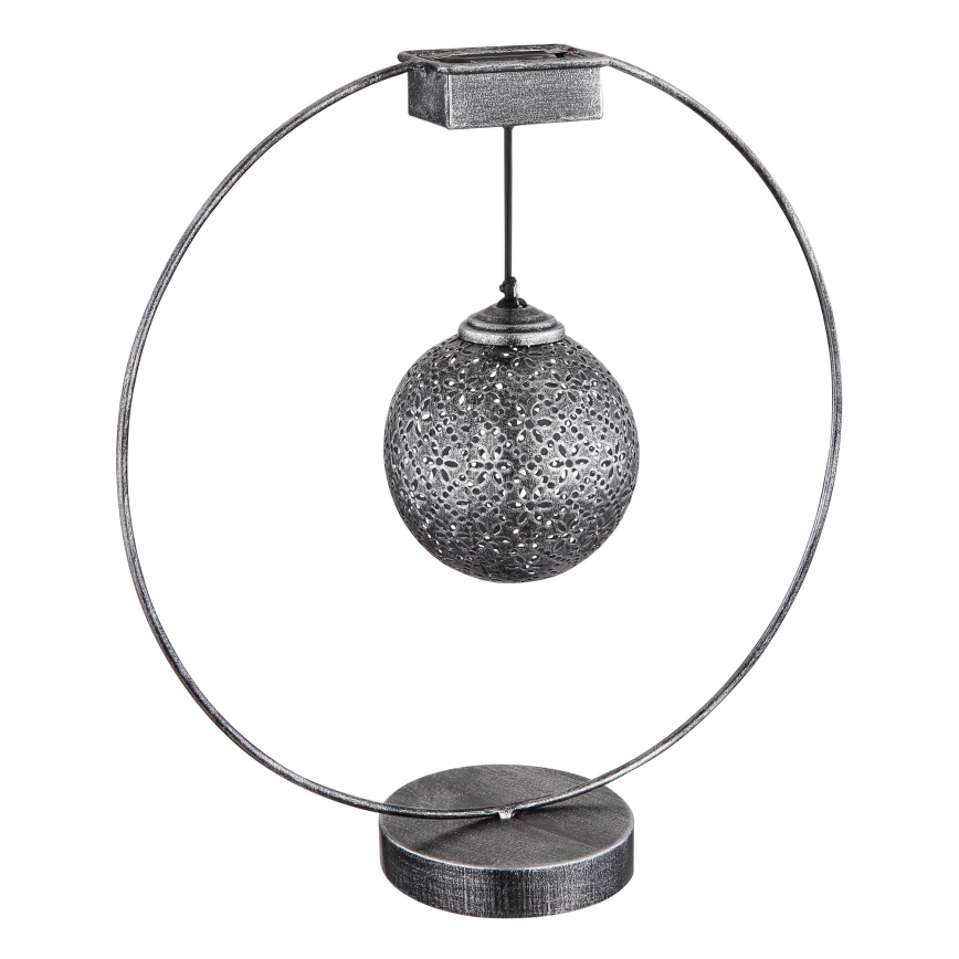Globo - Iluminação solar LED LED/0,06W/1,2V prateado IP44
