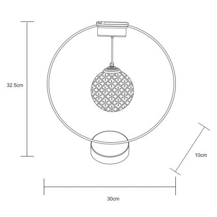 Globo - Iluminação solar LED LED/0,06W/1,2V prateado IP44