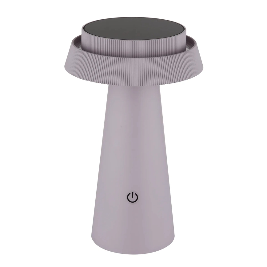 Globo - Candeeiro solar LED tátil com regulação LED/4W/3,7W IP54 rosa