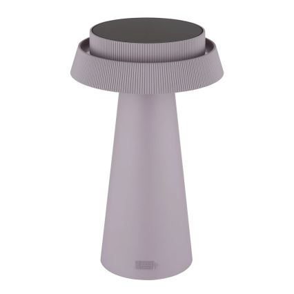 Globo - Candeeiro solar LED tátil com regulação LED/4W/3,7W IP54 rosa