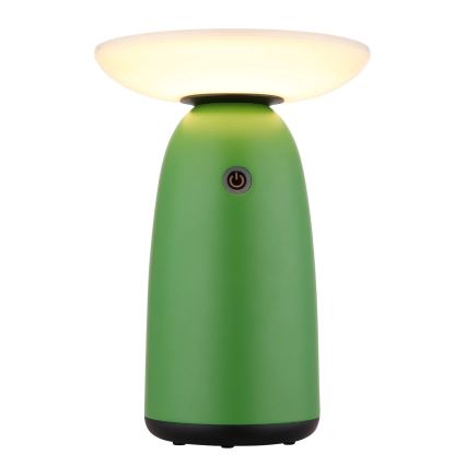 Globo - Candeeiro solar tátil regulável LED/10W/3,7V IP54 verde