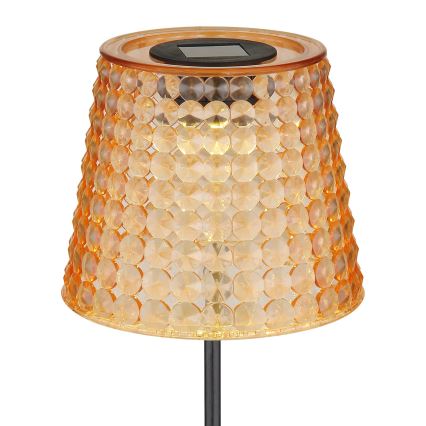 Globo - CONJUNTO 2x Luzes solares LED LED/0,06W/3V IP44 40 mAh laranja