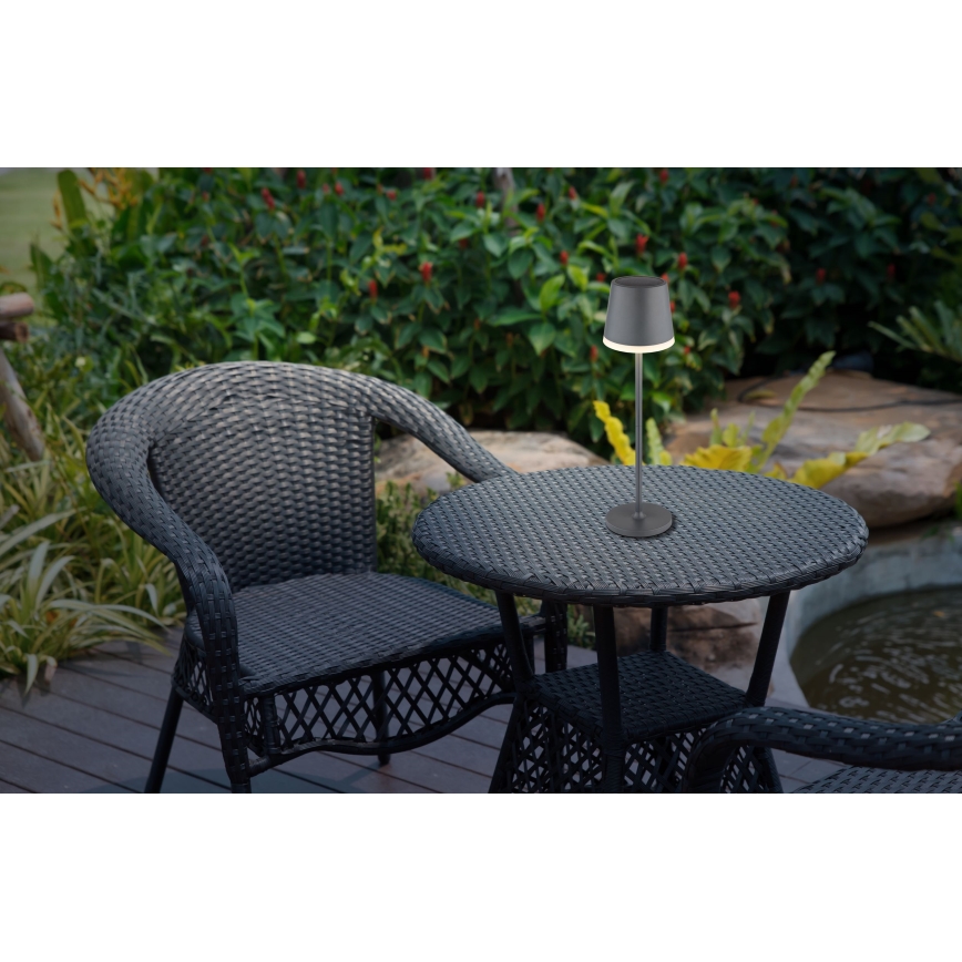 Globo - Iluminação solar LED LED/0,6W/3V 3000K IP44 antracite