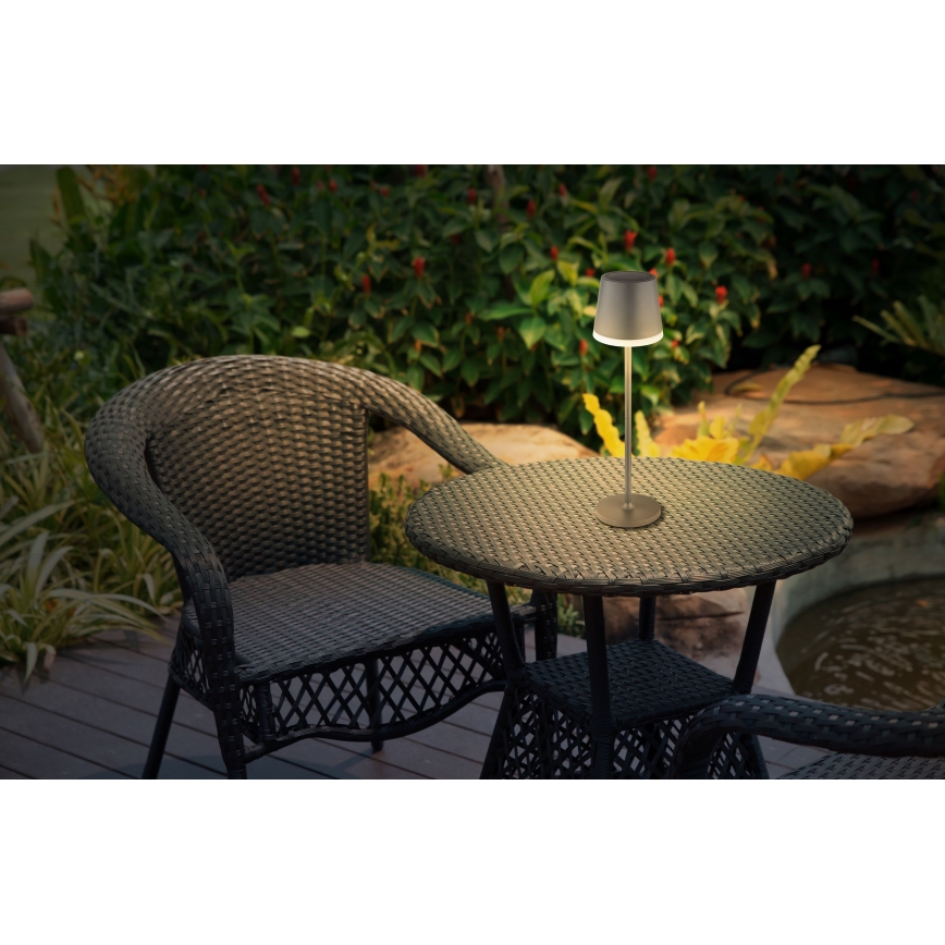 Globo - Iluminação solar LED LED/0,6W/3V 3000K IP44 antracite