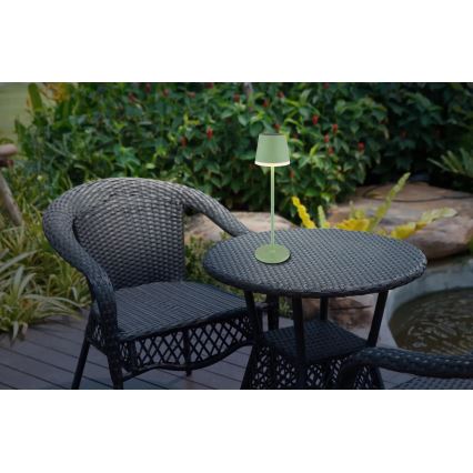 Globo - Iluminação solar LED LED/0,06W/3V 3000K IP44 verde