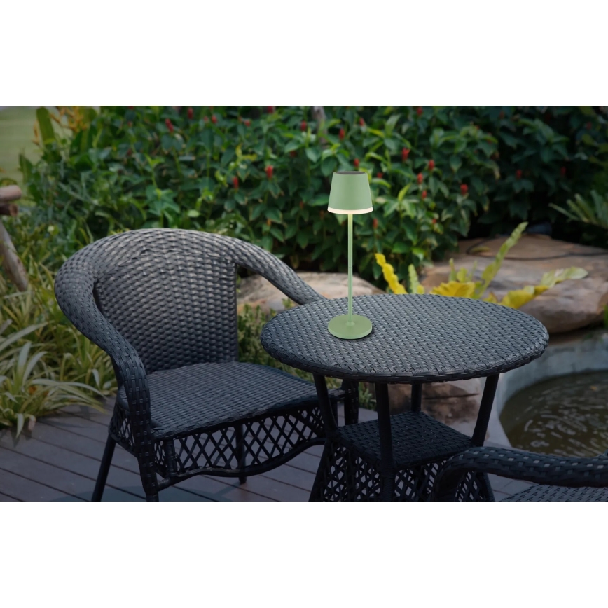 Globo - Iluminação solar LED LED/0,06W/3V 3000K IP44 verde