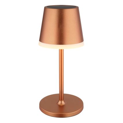 Globo - Iluminação solar LED LED/0,6W/3V 3000K IP44 cobre