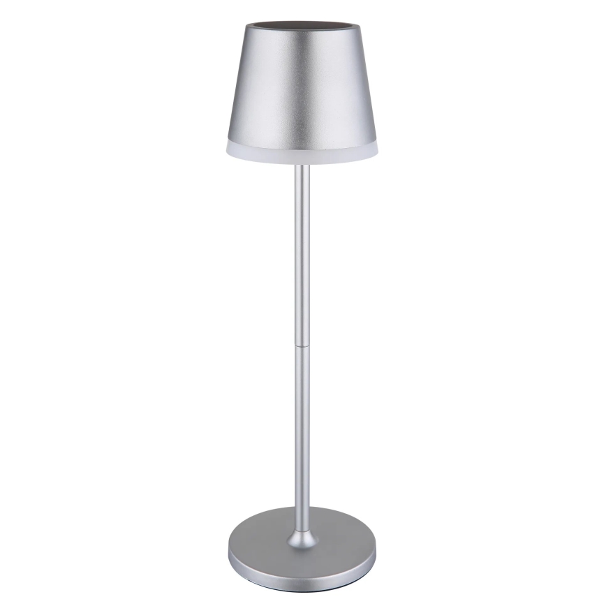 Globo - Iluminação solar LED LED/0,6W/3V 3000K IP44 1200 mAh cromado mate