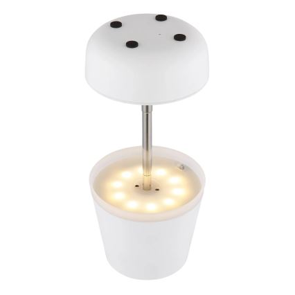 Globo - Candeeiro solar LED 10xLED/0,06W/3V IP44 branco