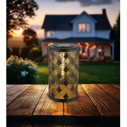 Globo - Lanterna de papel solar LED LED/0,5W/3V IP44