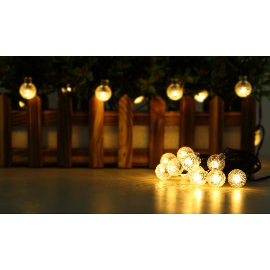 Globo - Corrente solar LED 20xLED/0,06W/3,2V 285 cm IP44