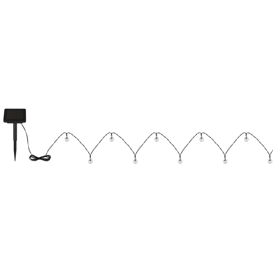 Globo - Corrente solar LED 20xLED/0,06W/3,2V 285 cm IP44