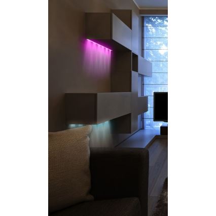 Globo - LED RGB Tira com regulação LED/6W/230V 1m + controlo remoto