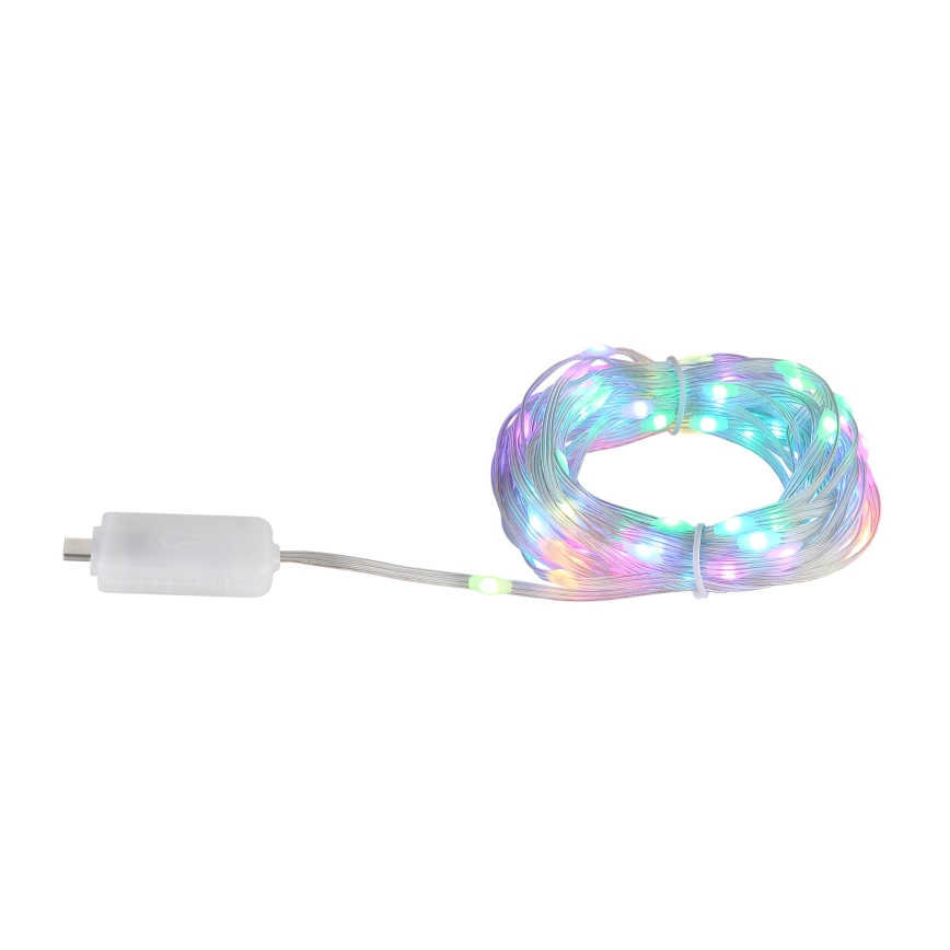 Globo - Fita LED RGB 50xLED/0,06W/5V 5 m 27 funções