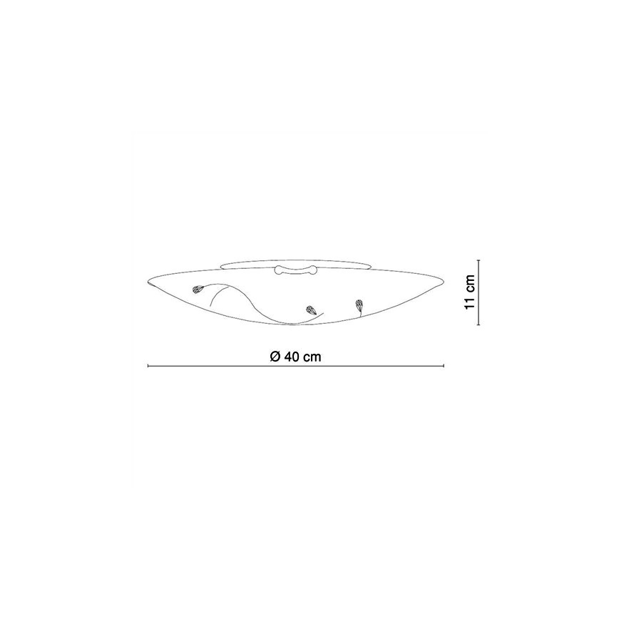 Globo - Luz de teto 3xE27/40W/230V