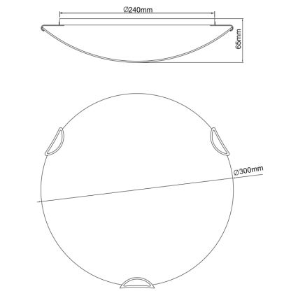 Globo - Luz de teto de criança 2xE27ILLU/60W/230V