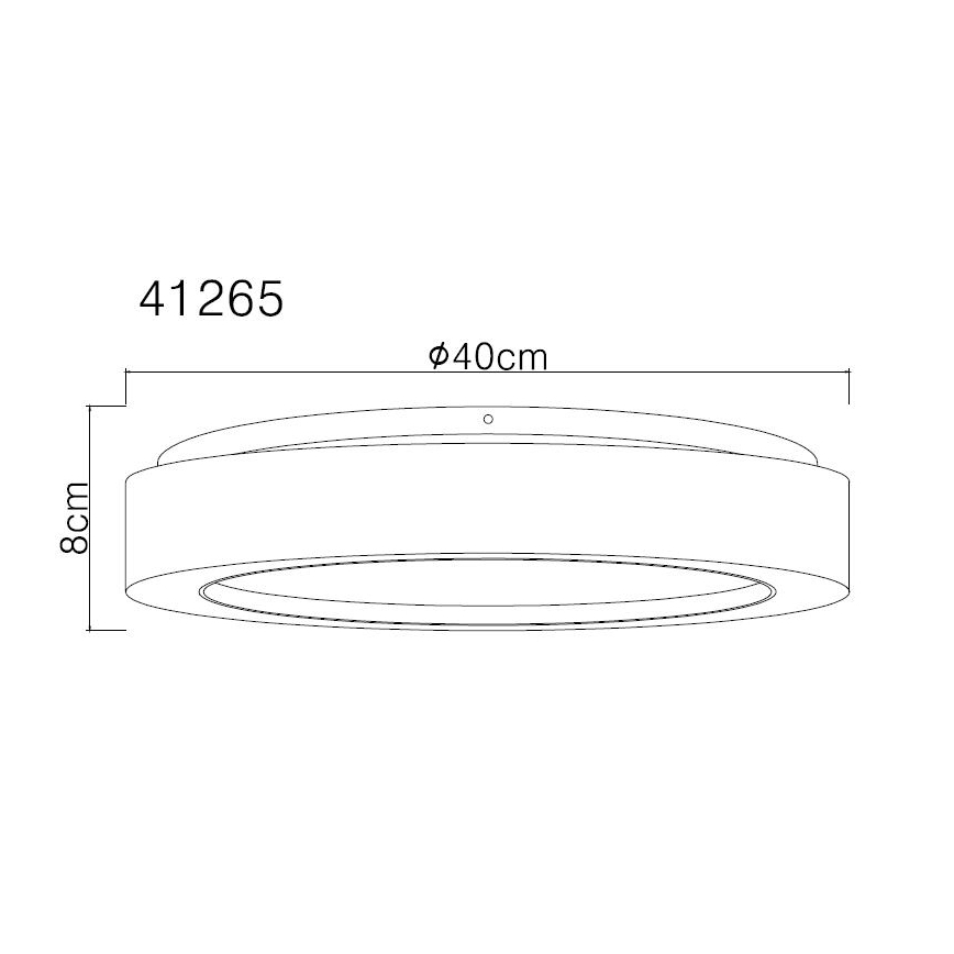 Globo - Iluminação de teto LED LED/24W/230V diâmetro 40 cm 3000K branco