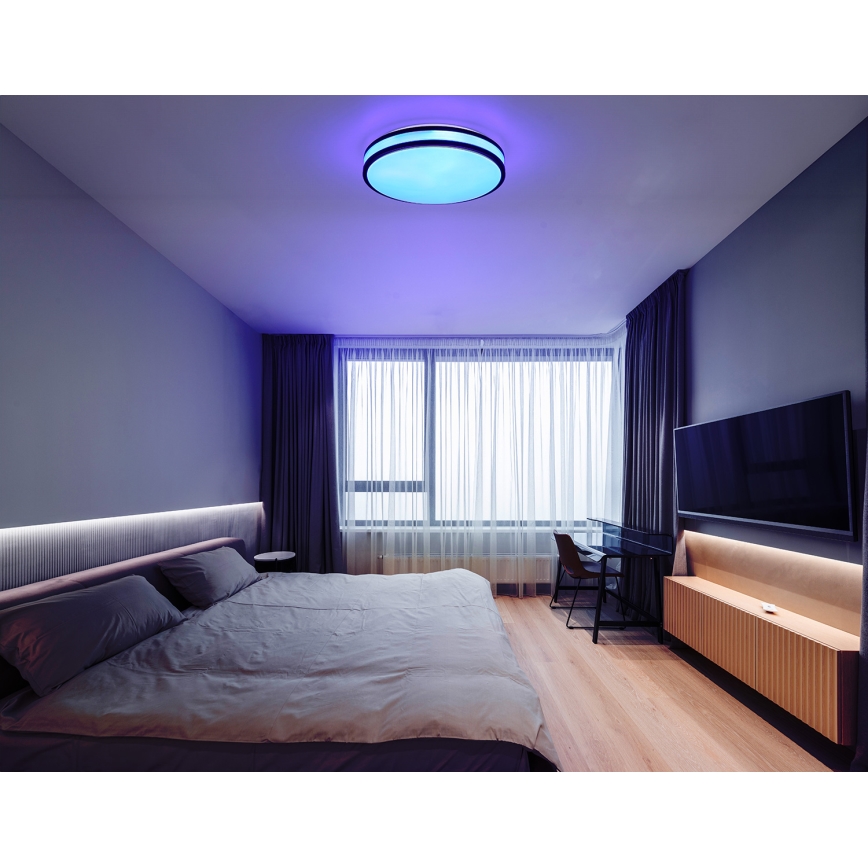 Globo - Iluminação de teto LED RGBW com regulação LED/18W/230V 2700-6000K + comando