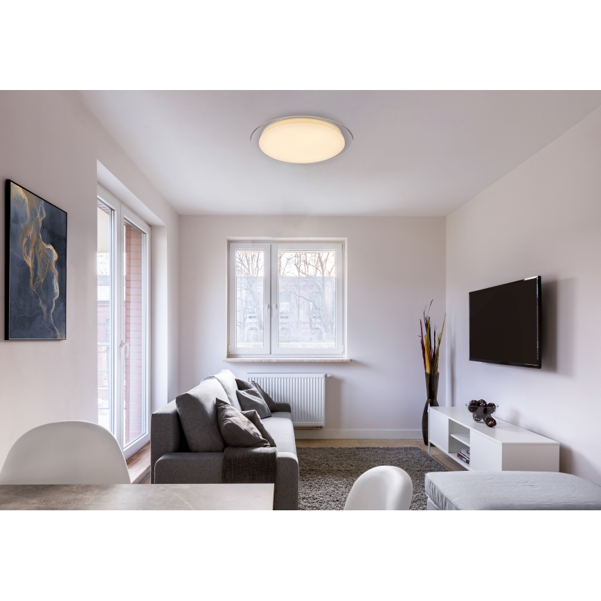 Globo - Iluminação de teto LED com regulação LED/30W/230V 3000-6500K + comando