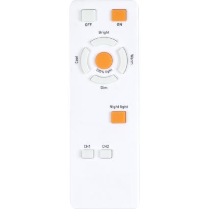 Globo - Iluminação de teto LED com regulação LED/30W/230V 3000-6500K + comando