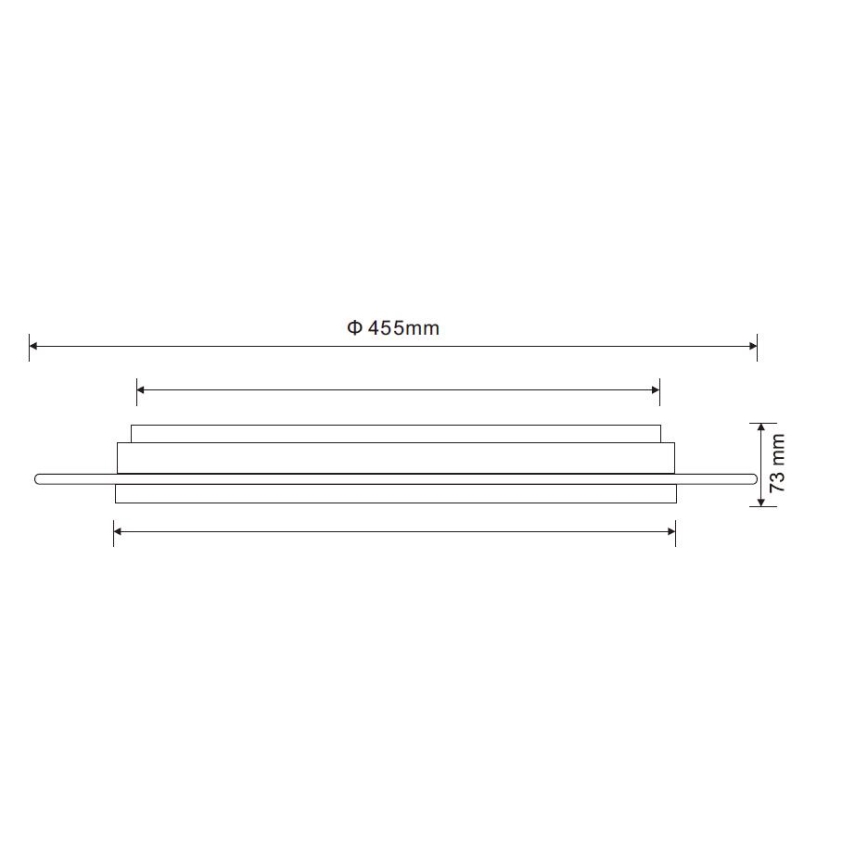 Globo - Iluminação de teto LED com regulação LED/30W/230V 3000-6500K + comando