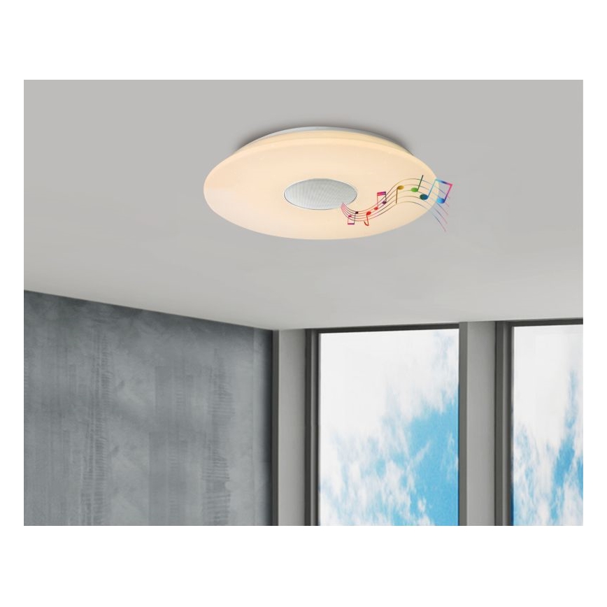 Globo - Iluminação de teto RGBW com regulação LED/50W/230V + controlo remoto