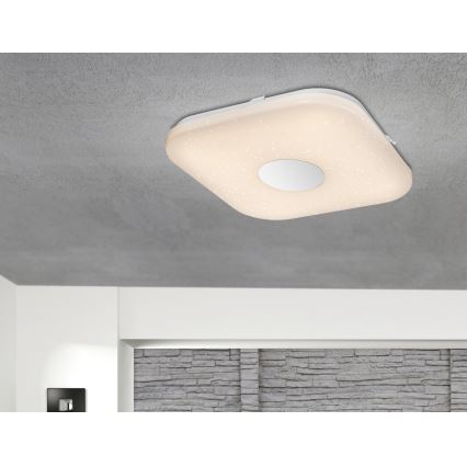 Globo - Iluminação de teto LED com regulação LED/24W/230V 3000-6000K + comando