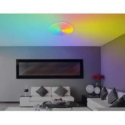 Globo - Iluminação de teto RGBW com regulação LED/40W/230V 3000-6500K + controlo remoto