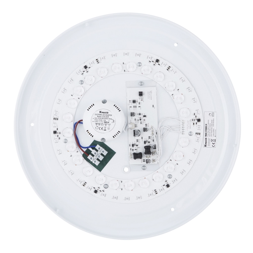 Globo - Iluminação de teto RGBW com regulação LED/40W/230V 3000-6500K + controlo remoto