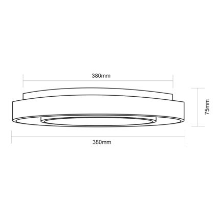 Globo - Iluminação de teto RGBW com regulação LED/24W/230V 3000-6500K+ comando