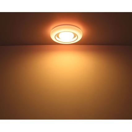 Globo - Iluminação de teto RGBW com regulação LED/18W/230V 2700-6500K + controlo remoto