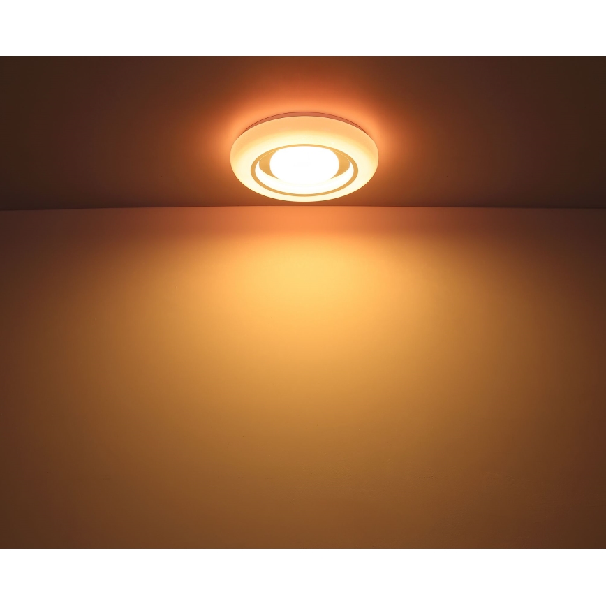 Globo - Iluminação de teto RGBW com regulação LED/18W/230V 2700-6500K + controlo remoto