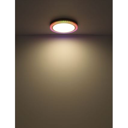 Globo - Iluminação de teto RGBW com regulação LED/20W/230V 2700-6500K + controlo remoto
