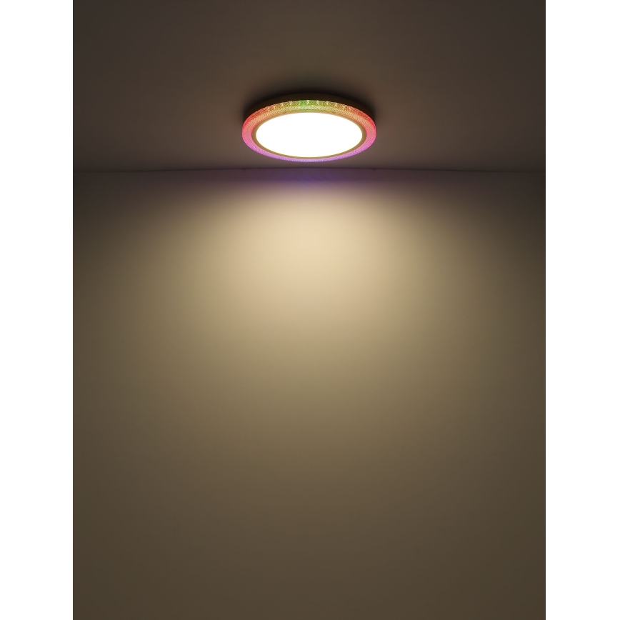 Globo - Iluminação de teto RGBW com regulação LED/20W/230V 2700-6500K + controlo remoto