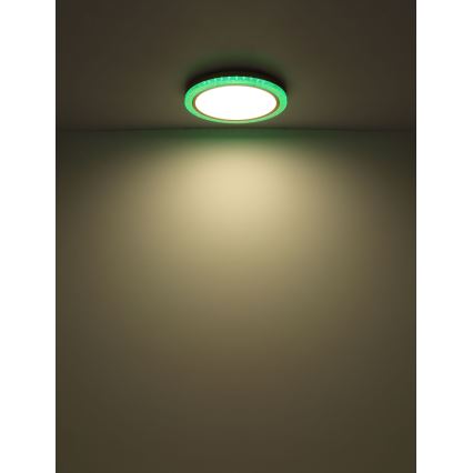 Globo - Iluminação de teto RGBW com regulação LED/20W/230V 2700-6500K + controlo remoto