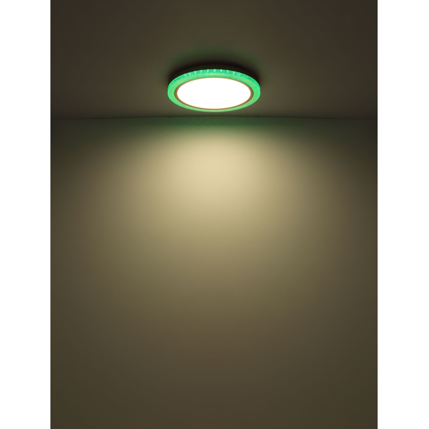 Globo - Iluminação de teto RGBW com regulação LED/20W/230V 2700-6500K + controlo remoto