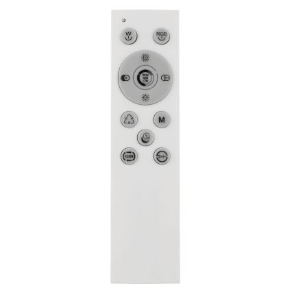 Globo - Iluminação de teto RGBW com regulação LED/20W/230V 2700-6500K + controlo remoto