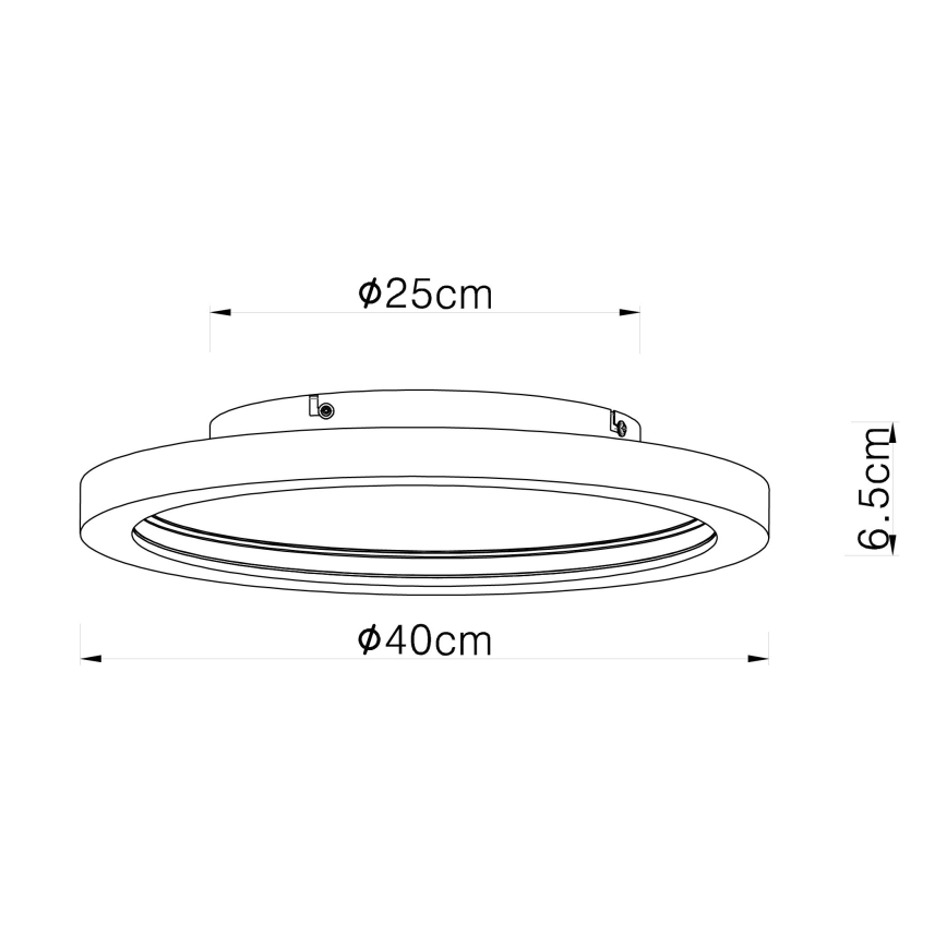 Globo - Iluminação de teto LED RGBW com regulação LED/24W/230V 2700-6000K + controlo remoto