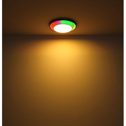 Globo - Iluminação de teto LED RGBW com regulação LED/21W/230V 2700-6500K+ controlo remoto