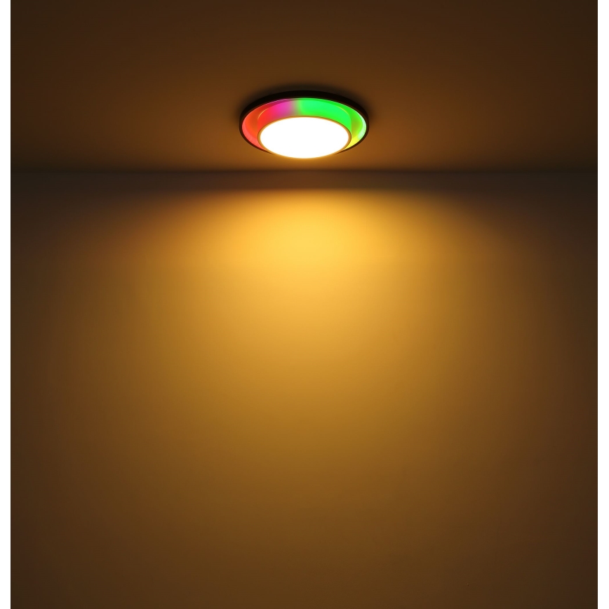 Globo - Iluminação de teto LED RGBW com regulação LED/21W/230V 2700-6500K+ controlo remoto