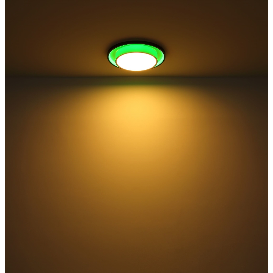 Globo - Iluminação de teto LED RGBW com regulação LED/21W/230V 2700-6500K+ controlo remoto