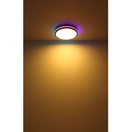 Globo - Iluminação de teto LED RGBW com regulação LED/40W/230V 2700-6500K + controlo remoto