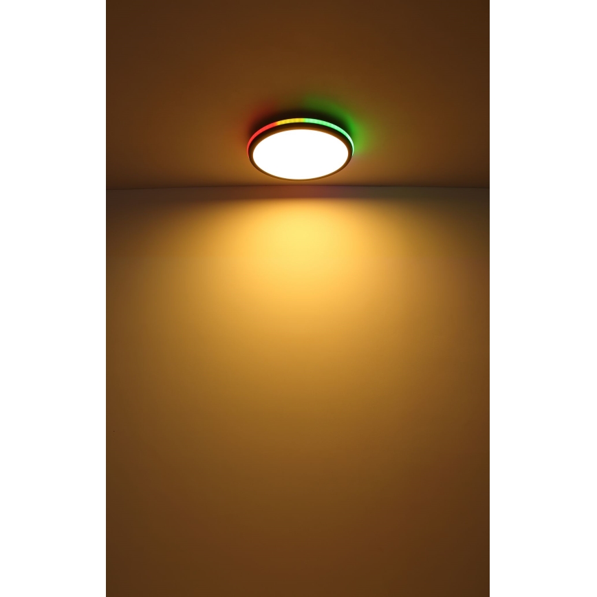Globo - Iluminação de teto LED RGBW com regulação LED/40W/230V 2700-6500K + controlo remoto