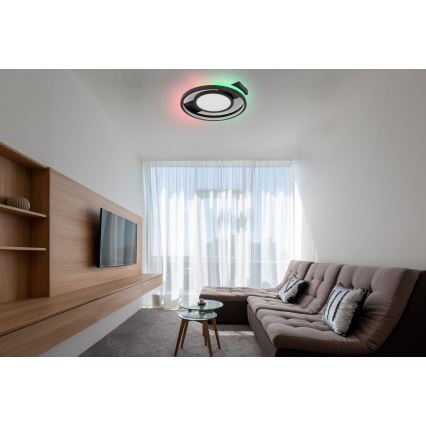 Globo - Iluminação de teto LED RGBW com regulação LED/40W/230V 3000-6500K + controlo remoto