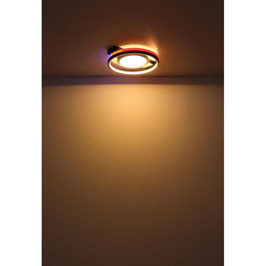 Globo - Iluminação de teto LED RGBW com regulação LED/40W/230V 3000-6500K + controlo remoto