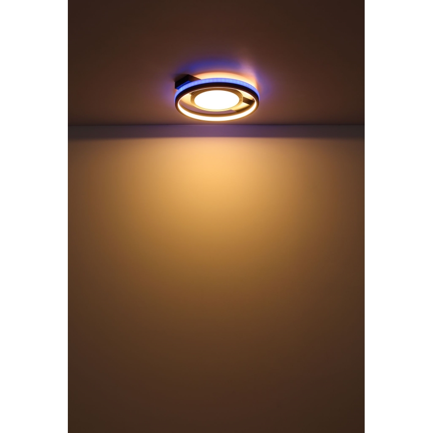 Globo - Iluminação de teto LED RGBW com regulação LED/40W/230V 3000-6500K + controlo remoto