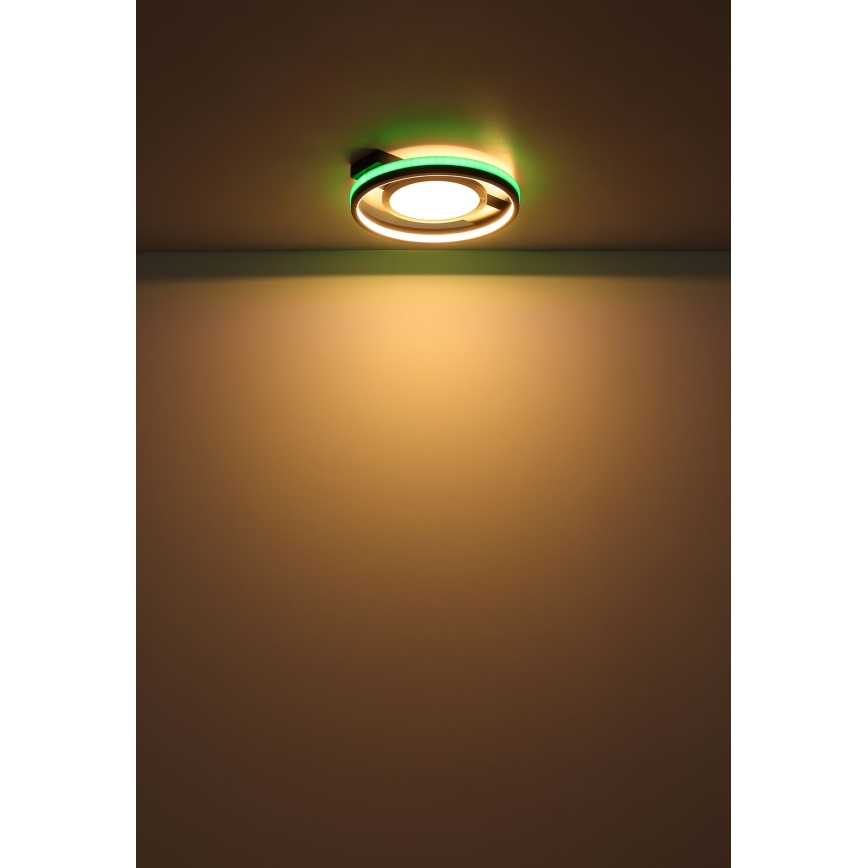 Globo - Iluminação de teto LED RGBW com regulação LED/40W/230V 3000-6500K + controlo remoto