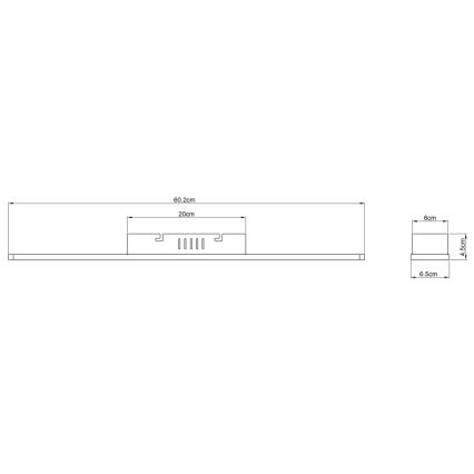 Globo - Iluminação de teto de casa de banho LED LED/12W/230V IP44